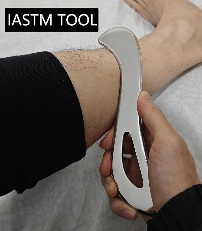 Professional Muscle Scraper Tool Set, 4-Piece Stainless Steel IASTM Tools - Image 4