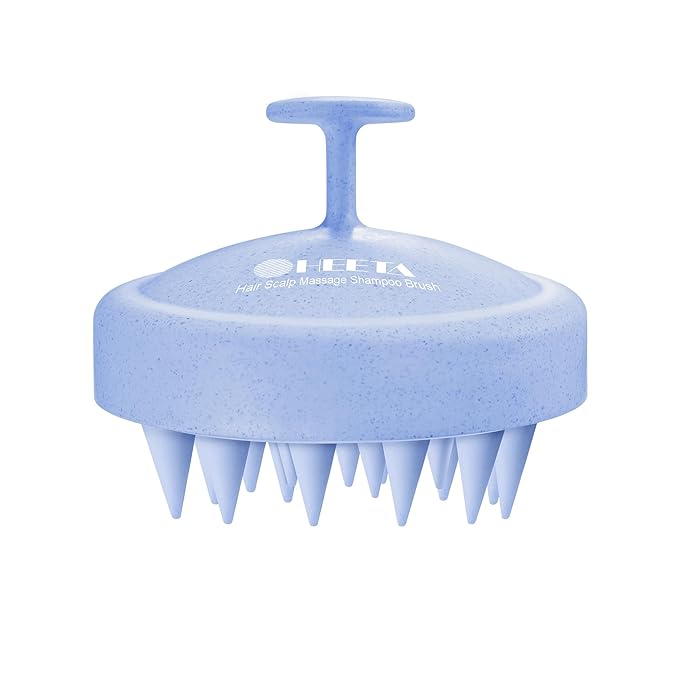 HEETA Scalp Massager Hair Growth, Soft Silicone Scalp Scrubber Shampoo Brush by HEETA