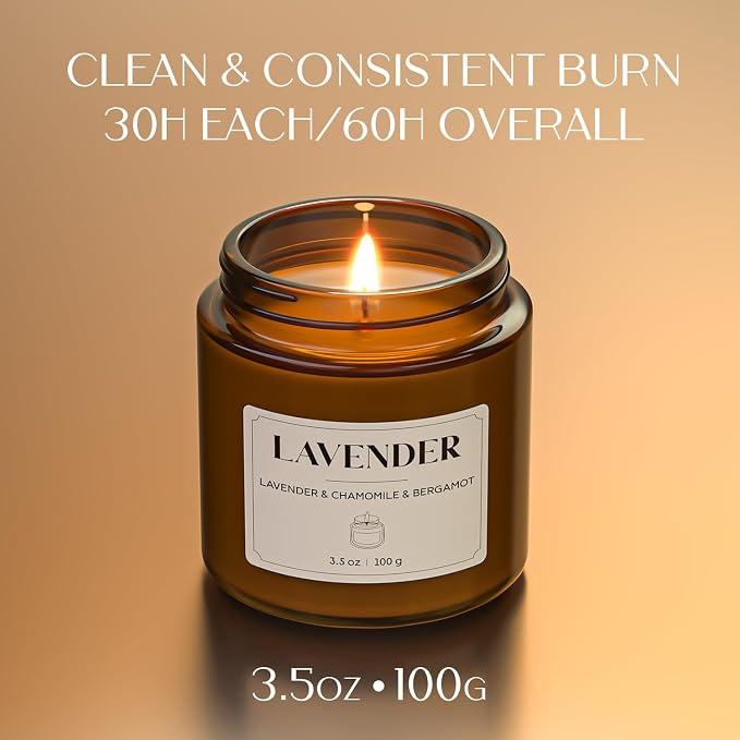 NORVENCE Scented Candles Gift Set, Stress Relief Candles - Image 3