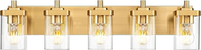 Bathroom Light Fixtures, 5-Light Modern Wall Sconces by Metwet