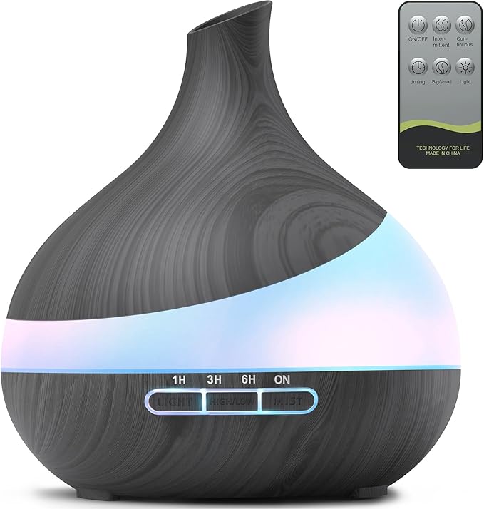 HJTHJT 500ML Essential Oil Diffuser: Aroma Diffuser by HJTHJT