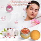 KAV Bath Bombs for Women — Natural Geode Bathbombs for Girls, Tweens | Set of - Image 4