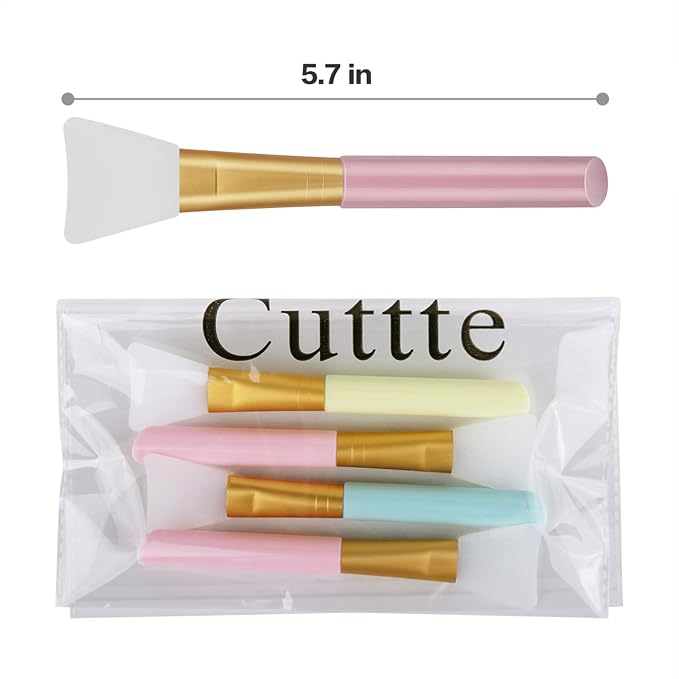 Cuttte 4pcs Silicone Face Mask Applicators, Flexible Facial Mud Masks Applicator - Image 6