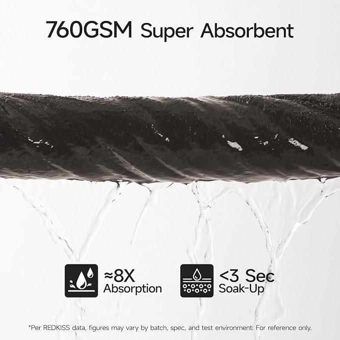 REDKISS 2 Pack 70"x35" Extra Large Bath Sheets - Image 4