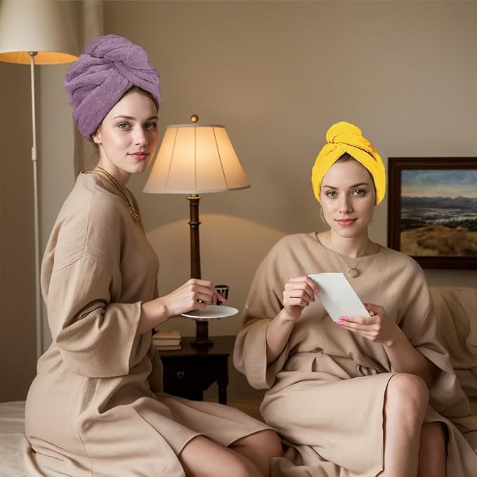 Hair Drying Towel 3 Pack - Image 7
