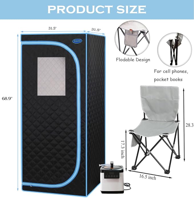 Portable Sauna Box, Portable Steam Sauna - Image 3