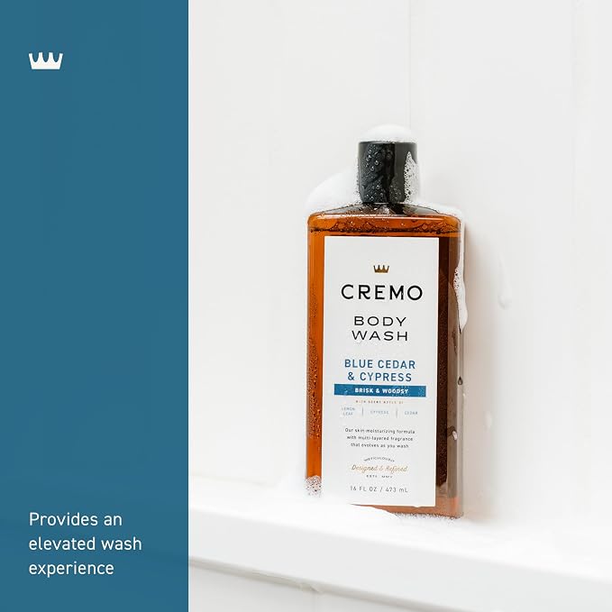 Cremo Body Wash for Men, Rich-Lathering Cypress and Cedar, 16 Fl Oz - Image 3