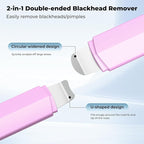 Blackhead Remover Tool Face Scrubber: PETYDOOT Double-Headed Face Spatula Skin - Image 3