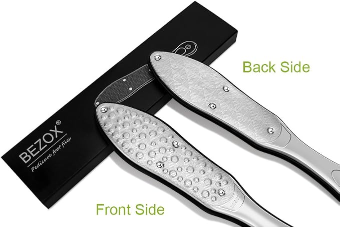 BEZOX Professional Foot File Callus Remover, Double Sided Pedicure Rasp - Image 7