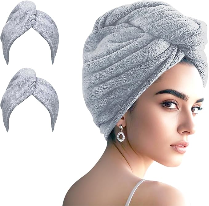 Microfiber Hair Drying Towel Wrap by Unknown