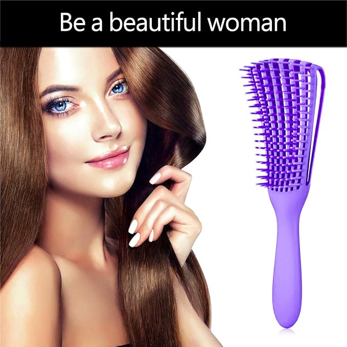 Hair Brush, Detangling Brush for Afro America/African Hair Textured 3a to 4c - Image 3