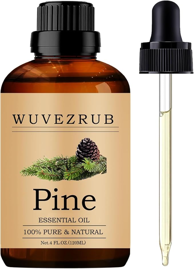 Pine Essential Oil, 120ML Pure and Natural by WUVEZRUB