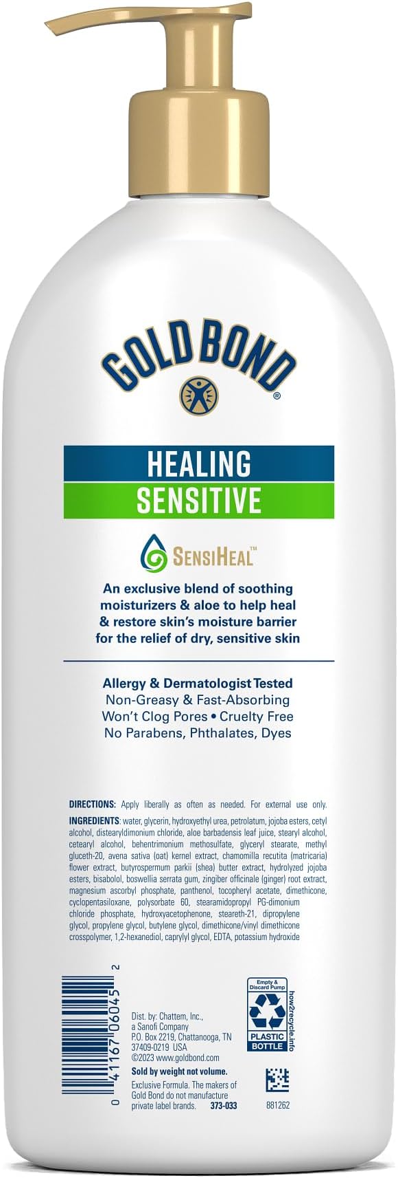 Gold Bond Healing Sensitive Daily Body & Face Lotion - Image 2