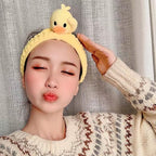 Funny Cat Headband for Women, Cute Animal Duck Frog Dinosaur Snail Kawaii Spa - Image 5