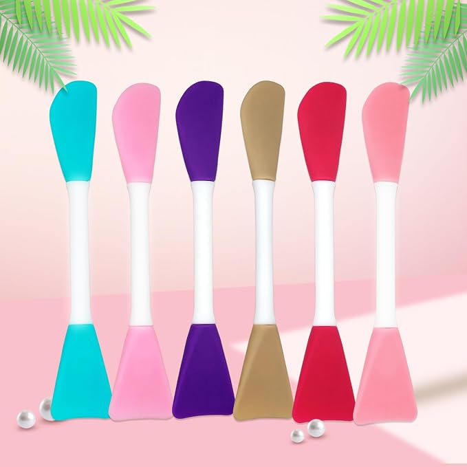 6PCS Silicone Face Mask Brush, Flexible Silicone Brush Applicator - Image 5