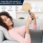 Heating Pad for Back Pain & Period Cramps Relief, 9 Heat Settings Electric - Image 2