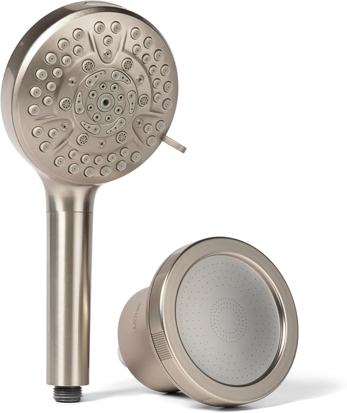 MDhair Mounted & Handheld Filtered Showerhead Bundle by MDhair