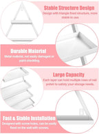 EBANKU 10PCS Nail Polish Racks 5 Tiers Nail Polish Shelf - Image 4