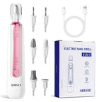 AIRSEE Professional Manicure Pedicure Kit, Cordless 6 in 1 Electric Nail File by AIRSEE