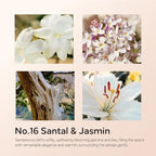 Santal & Jasmine Luxury Scented Candles, 9oz Soy Wax Candles - Image 4