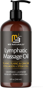Lymphatic Massage Oil for Massage Therapy by M3Naturals