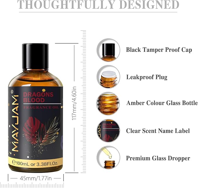 MAYJAM 100ML/3.38FL.OZ Dragons Blood Fragrance Oils - Image 8