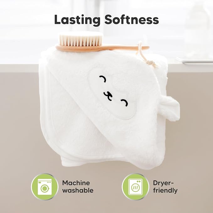 KeaBabies Hooded Baby Towel for Newborn - Image 6