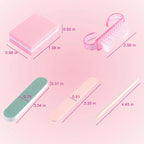 Fcozpjk Disposable Manicure Kit Basics 5PCS Nail Kit, Mini Nail Files Buffers - Image 4