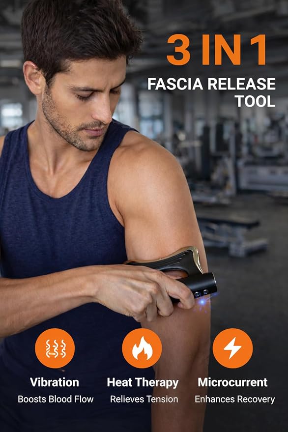 Heated Muscle Scraper Tool, Fascia Release Full Body Contouring Machine - Image 3