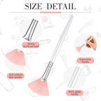9 Pieces Facial Fan Mask Brushes, Soft Facial Applicator Brushes Tools - Image 3