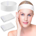 Sublaga 40 Pack Spa Headband for Women Disposable Skincare Headbands for by Sublaga