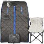 SereneLife Portable Sauna Box for Home, Infrared Sauna Tent - Image 2