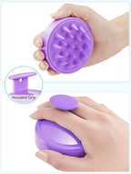 HEETA Scalp Massager Hair Growth, Soft Silicone Scalp Scrubber Shampoo Brush - Image 2