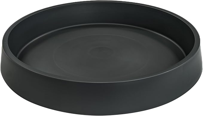 Plant Saucer Tray for Ceramic Plastic Pots, 12 inch Plant Saucers for Indoors by Bleuhome