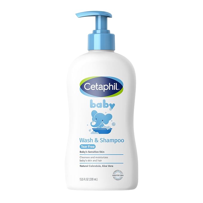Cetaphil Baby Wash & Shampoo, Tear Free, Colorant and Mineral Oil Free by Cetaphil