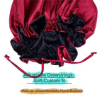 Adjustable Silk Satin Bonnet Hair Care Caps - Image 3