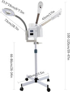 3 in 1 Facial Steamer, Professional Rolling Facial Steamer - Image 5
