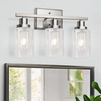 Ascher Bathroom Vanity Light Fixtures, 3 Light Wall Sconces Lighting - Image 2