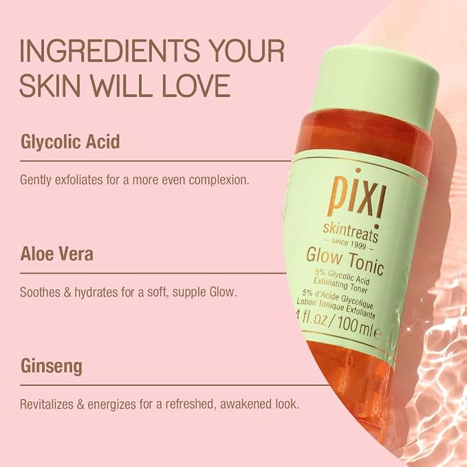 Pixi Glow Tonic Exfoliating Face Toner - Image 5