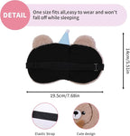 PERFECTSIGHT Sleep Eye Masks, Cute Sleep Eye Cover Lightweight Adjustable - Image 7