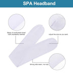 Whaline Spa Facial Headband Head Wrap Terry Cloth Headband 4 Counts Stretch - Image 4