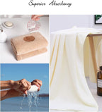 Lumimi Towels 3 Piece Very Soft Microfiber Bath Towel Set Super Absorbent Light - Image 5