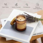 M&SENSE Teakwood Intense Scented Christmas Candle Gift, Aromatherapy Candle Set - Image 4