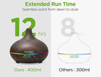 InnoGear Aromatherapy Diffuser & 10 Essential Oils Set, 400ml Diffuser - Image 3