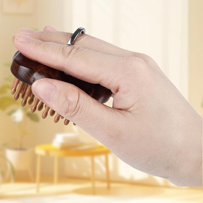 Wooden Massage Massager for Hair Growth, Head Scalp Comb, Manual Body Relax - Image 5