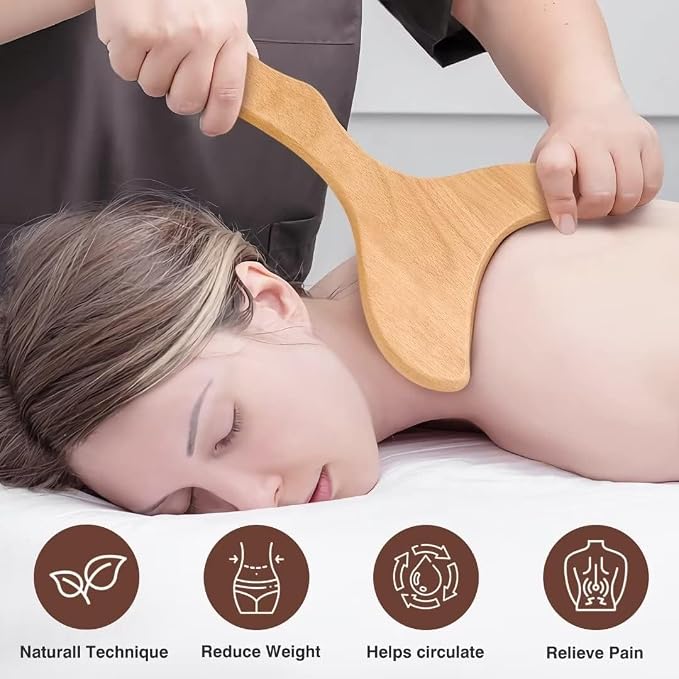 10-in-1 Wood Therapy Massage Tools Gua Sha Wooden Massager - Image 5