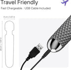 bed geek Handheld Cordless Personal Wand Massager – Waterproof, USB Rechargeable - Image 5