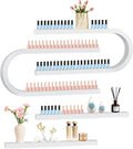 EBANKU 4PC U Shape Nail Polish Racks Heavy Duty Nail Shelfs by EBANKU