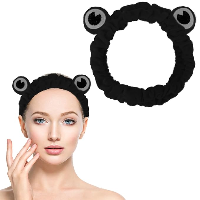Jowmoy black Frog Eye Elastic Headband - Image 8