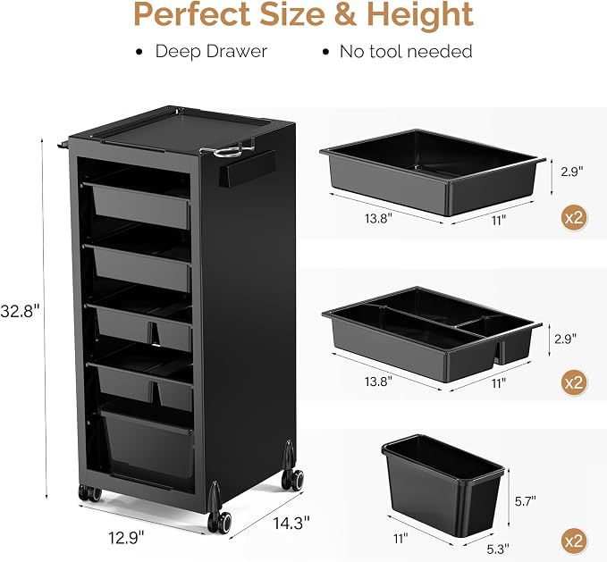 OmySalon Salon Trolley Cart - Image 8